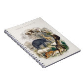 動物の美しい動物園_ ノートブック (右側)