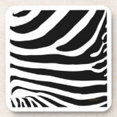 動物の肌ゼブラパターン コースター (正面)