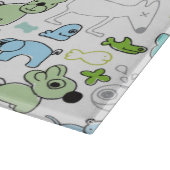 動物の背景パターンをからかいます カッティングボード (角)