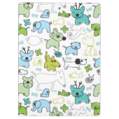 動物の背景パターンをからかいます クリップボード (裏面)