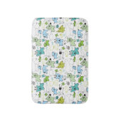 動物の背景パターンをからかいます バスマット (正面縦)