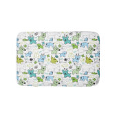 動物の背景パターンをからかいます バスマット (正面)