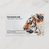 動物の自然絵画のh7677 名刺 (裏面)