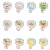 動物の花束 シール (正面)