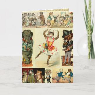 動物の芸術 カード