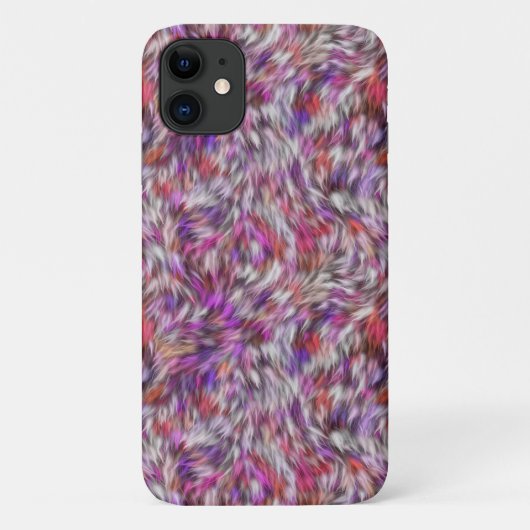 動物の茶色の毛皮のパターン Case-Mate iPhoneケース (裏面)