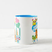 動物の親友 ツートーンマグカップ (中央)