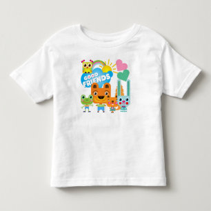 動物の親友 トドラーTシャツ