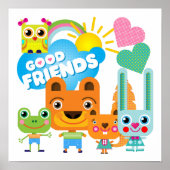 動物の親友 ポスター (正面)