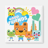 動物の親友 マグネット (正面)