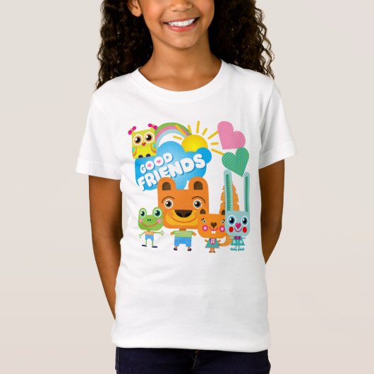 動物の親友 Tシャツ (正面)