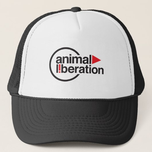 動物の解放のTシャツ キャップ (正面)