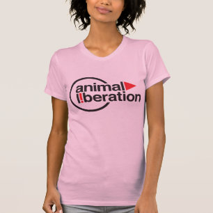 動物の解放のTシャツ Tシャツ