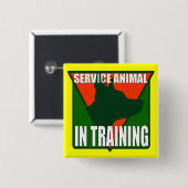 動物の訓練を整備して下さい 缶バッジ (正面&裏面)