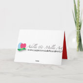 動物の誕生日カード:1歳の誕生日 カード (裏面)