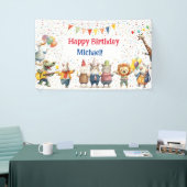 動物の誕生日パーティー 横断幕 (トレードショー)