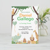 動物の誕生日祝を求める シーズンカード (スタンド正面)