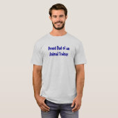 動物の調教師の誇り高いパパ Tシャツ (正面フル)