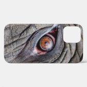 動物の象の目を閉じる Case-Mate iPhoneケース (裏面 (横))