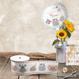 動物の贈り物ラップリボン サテンリボン