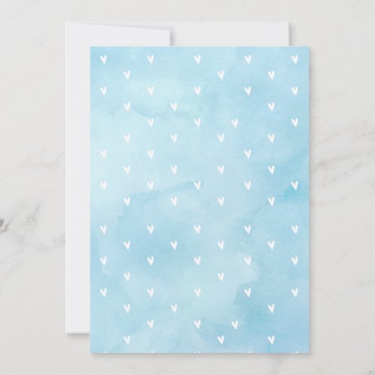 動物の赤ちゃんの試合に熱気球が合戦 招待状 (裏面)