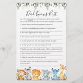 動物の赤ちゃんシャワーパパ最高のはゲーム (正面)