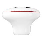 動物の足のプリントの陶磁器のノブ セラミックノブ (側面)