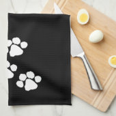 動物の足のプリント キッチンタオル (四つ折り)