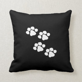 動物の足のプリント クッション