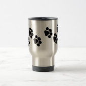 動物の足のプリント トラベルマグ (中央)