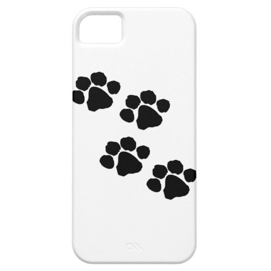 動物の足のプリント Case-Mate iPhoneケース (裏面)