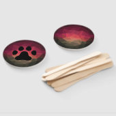 動物の足跡、猫/犬の手 ハンドファン (組立なし)