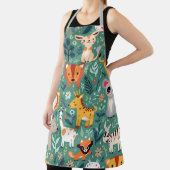 動物の農場パターン画像エプロン エプロン (インサイチュ)