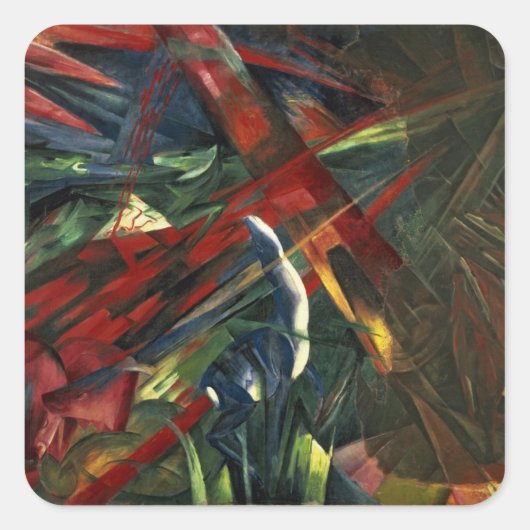 動物の運命， 1913 スクエアシール (正面)