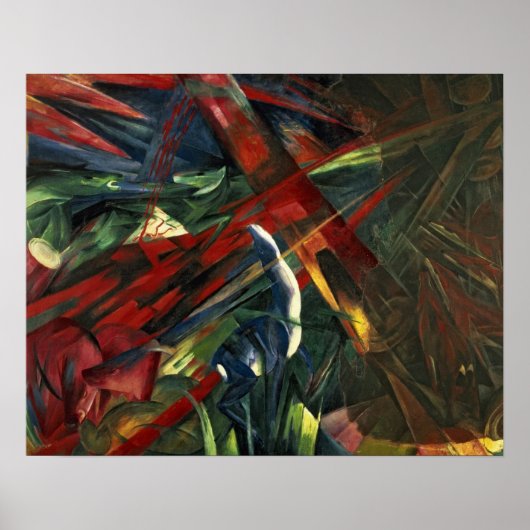 動物の運命， 1913 ポスター (正面)