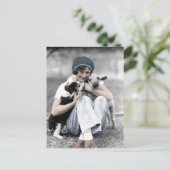 動物の郵便はがきとのヴィンテージの美しい ポストカード (スタンド正面)