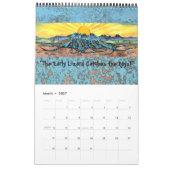 動物の野生動物のカレンユーモアのあるダウサギ任意の年 カレンダー (3月 2027)