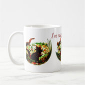 動物の野生動物リスの愛 フロストグラスマグカップ (左)