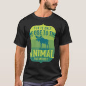 動物の野生動物保護毛 Tシャツ (正面)