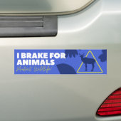 動物の野生生物の保護のためのブレーキ バンパーステッカー (車上)
