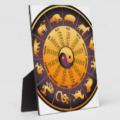 動物の陰陽 フォトプラーク (側面)