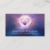 動物の霊気 – エネルギー修復 名刺 (正面)