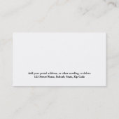 動物の霊魂ペットファインダーは/個人化なります 名刺 (裏面)