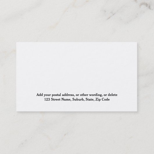 動物の霊魂ペットファインダーは/個人化なります 名刺 (裏面)