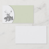 動物の頭部 名刺 (正面/裏面)