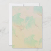 動物の顔マスクベビーシャワーby mail invitation (裏面)