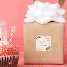 動物の顔マスク赤ちゃんシャワーモノグラム