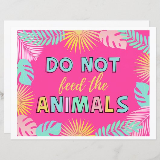 動物の食べ物を与え印を付けない |ワイルドシンボルや象徴 (正面/裏面)