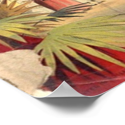 動物の飼い慣らしヴィンテージサーカスポスター ポスター (角)