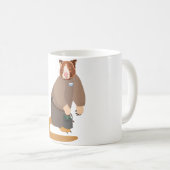 動物の飼育員としてのA コーヒーマグカップ (正面右)